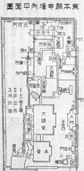 東本願寺境内平面図