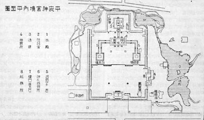 平安神宮境内平面図