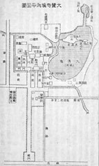 大覚寺境内平面図