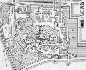 和歌山城平面図