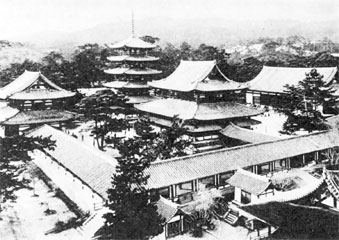 法隆寺全景