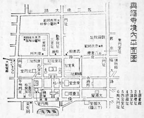 興福寺境内平面図