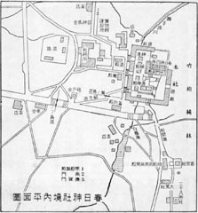 春日神社境内平面図